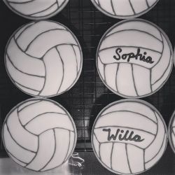 volleyball cookies